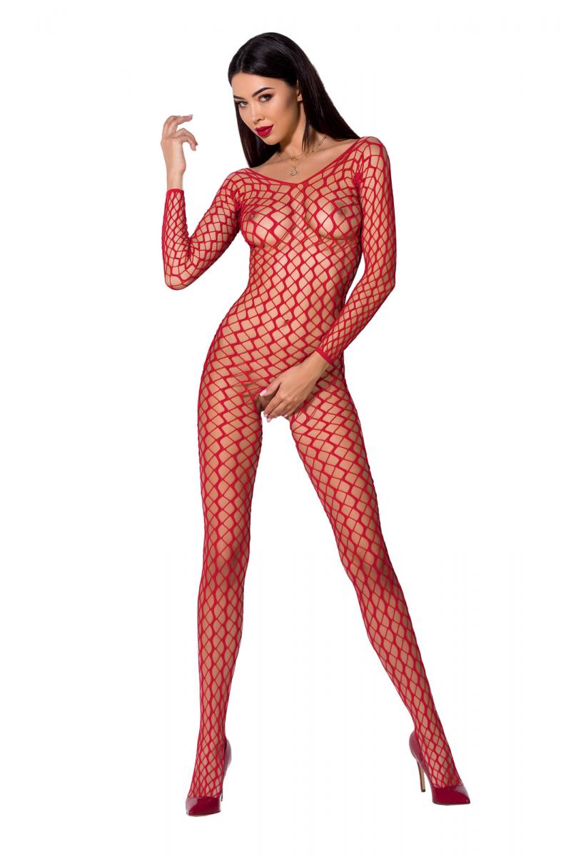 Ouvert Bodystocking aus Netz BS068 von Passion