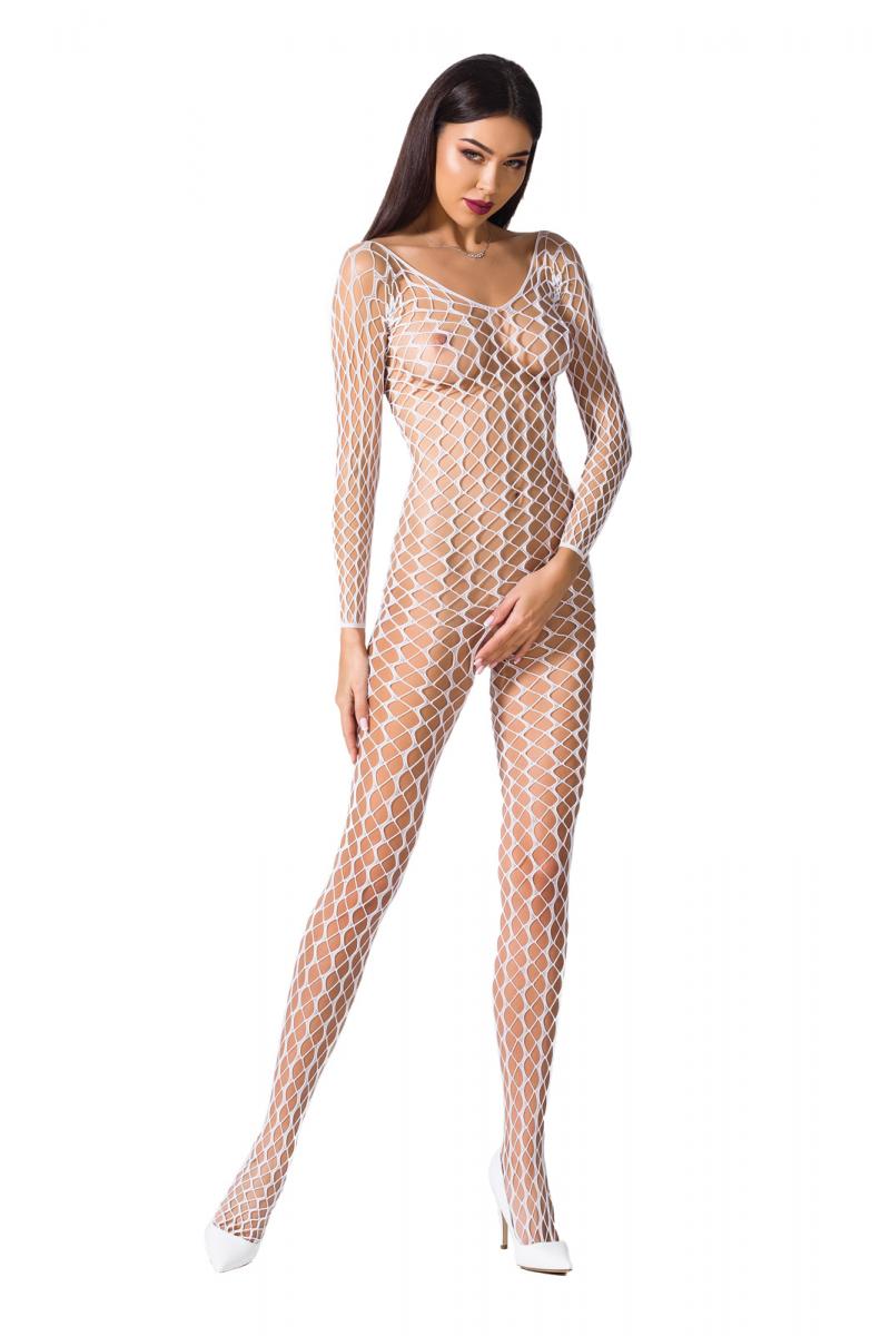 Ouvert Bodystocking aus Netz BS068 von Passion