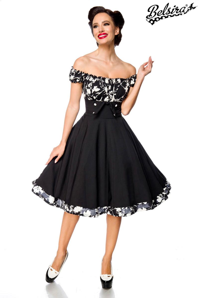 Schulterfreies Swing-Kleid von Belsira