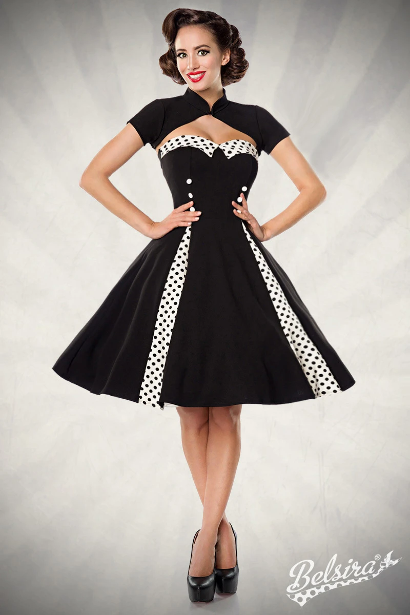 Vintage-Kleid mit Bolero