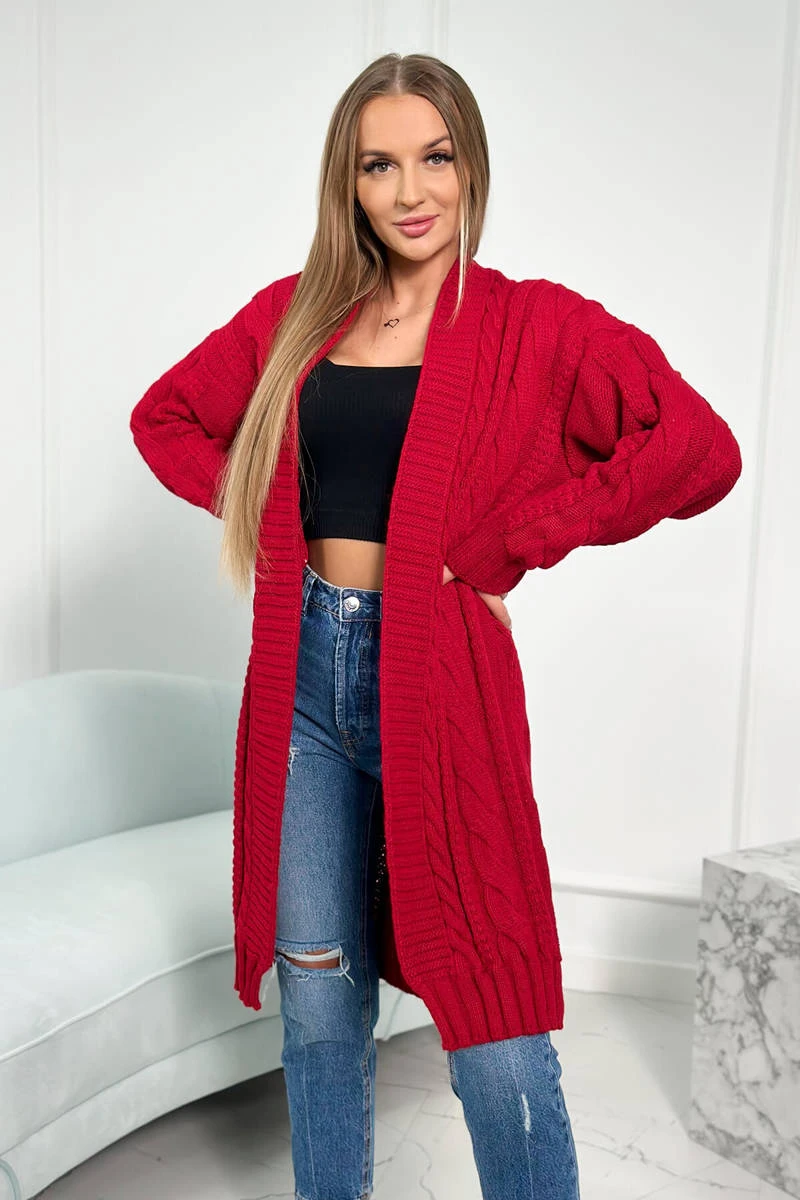 Strickjacke ohne Verschluss