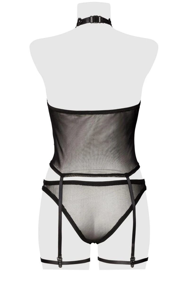 Erotik Dessous-Set mit Bustier von Grey Velvet