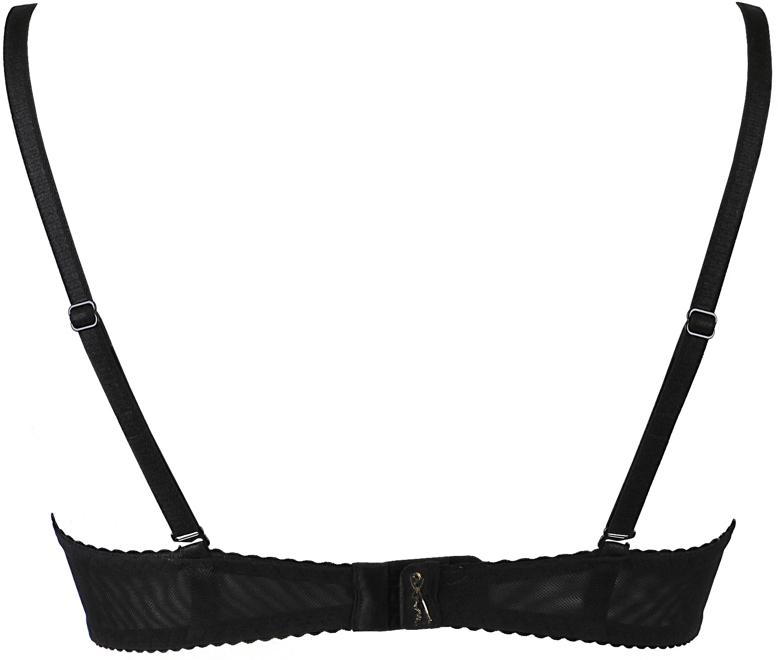 Axami Push up Hebe BH mit goldglänzender Spitze