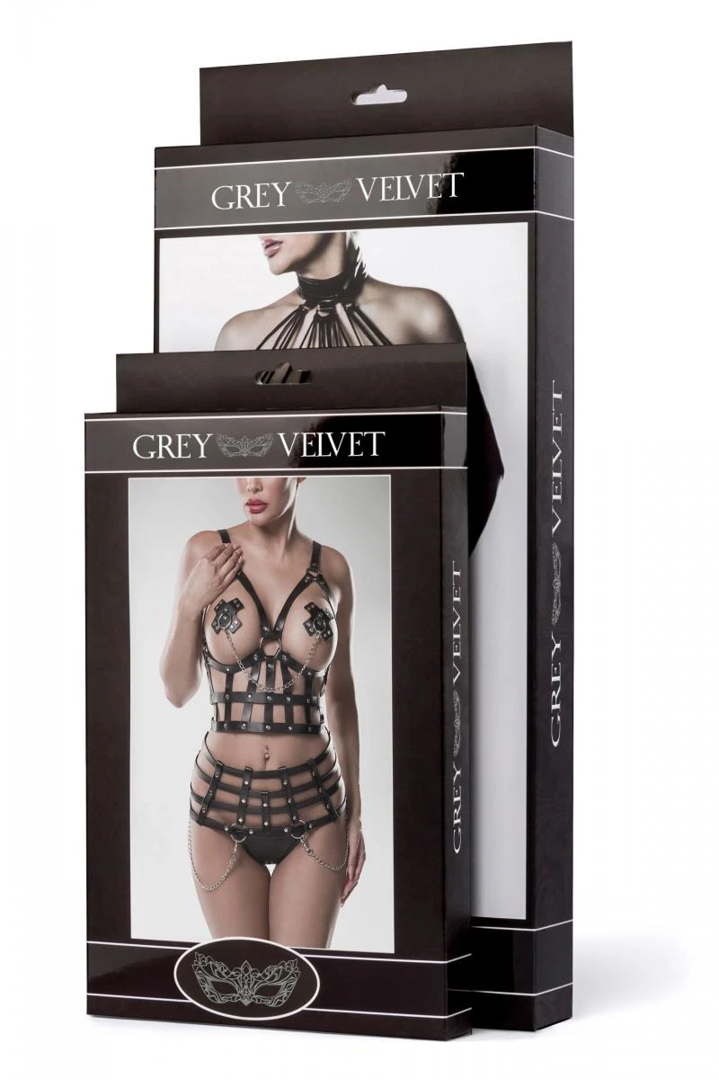 Erotik-Set mit Zierketten von Grey Velvet