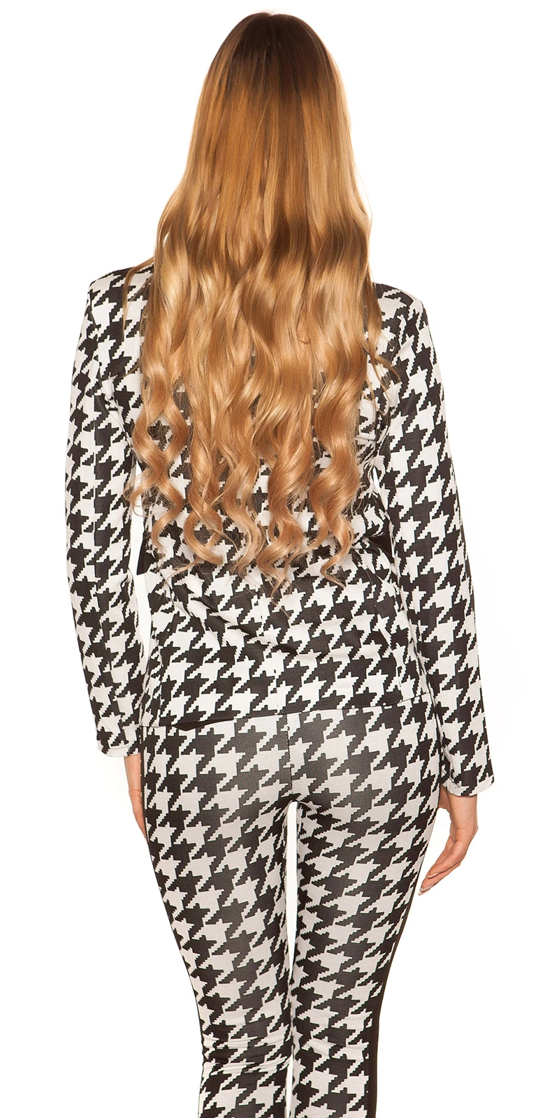 Printed Basic Business Blazer