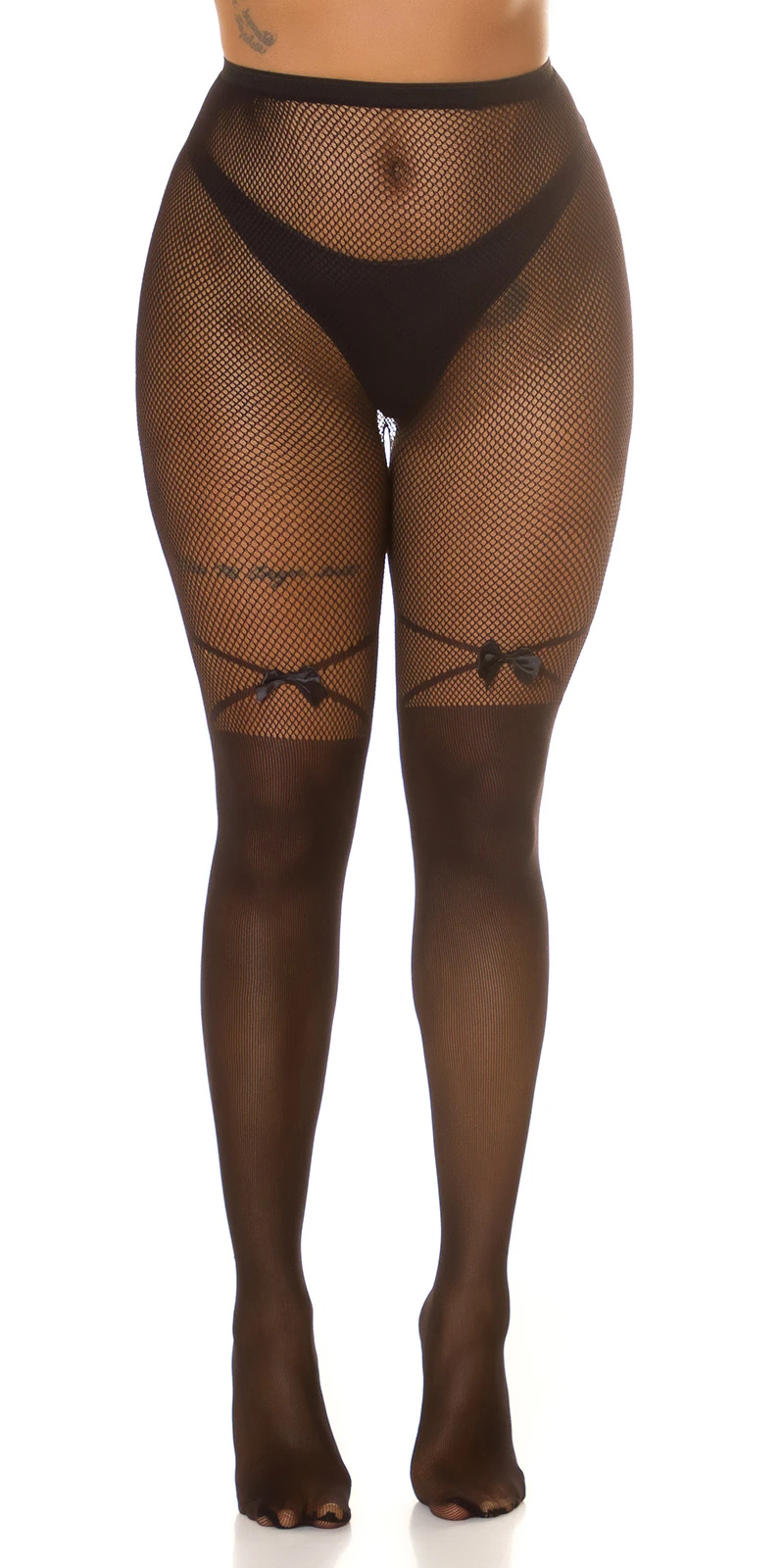 Fishnet Strümpfe Netzstrumpfhose im verführerischen Overknee-Look für einen coolen und sexy Auftritt