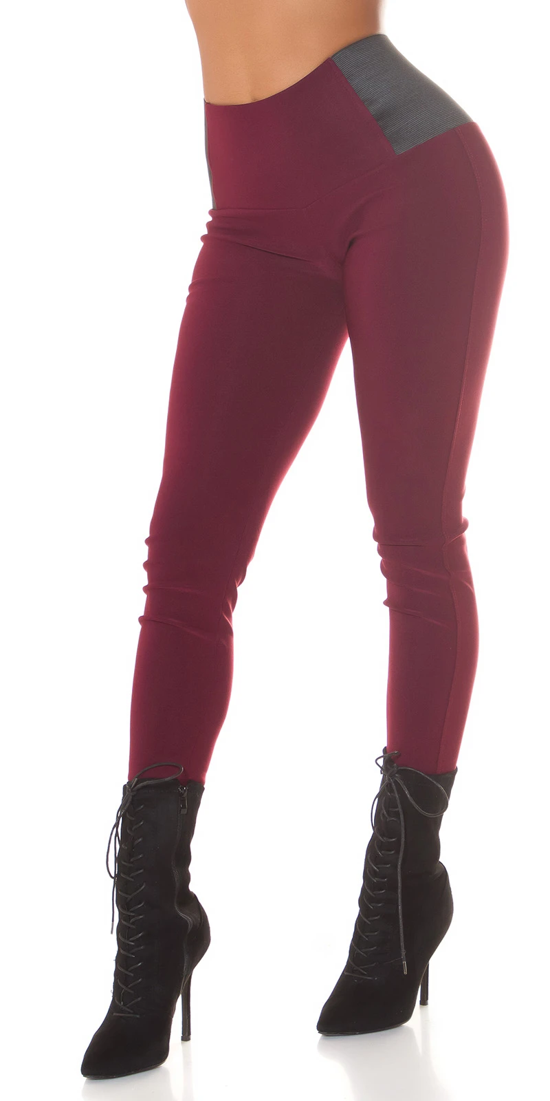 Business High Waist Leggings mit Stretch-Detail