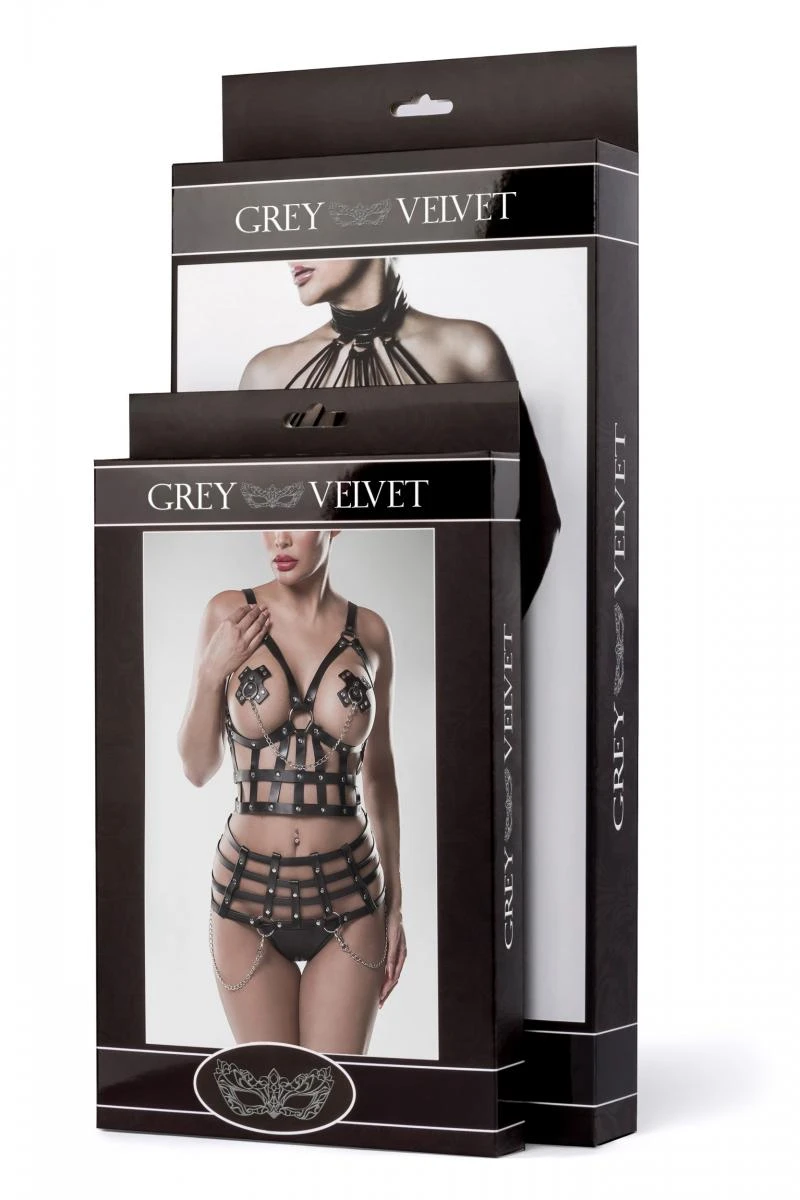 Erotik Dessous-Set mit Bustier von Grey Velvet