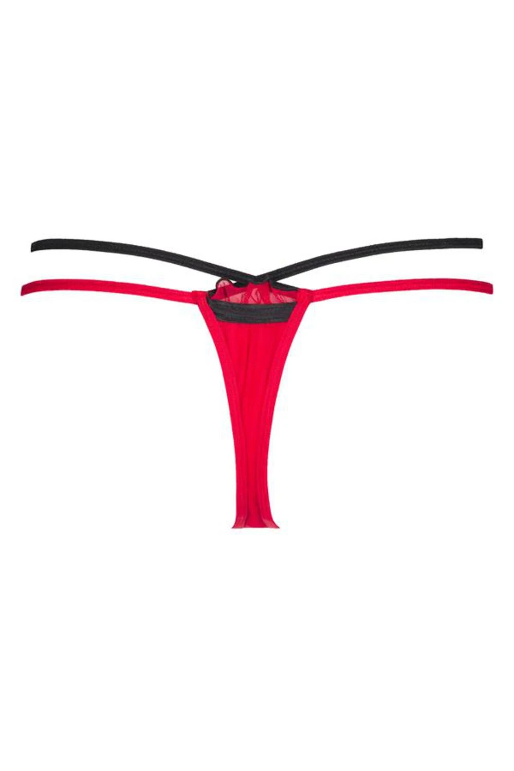 Axami zweifarbiger Plus-Size String