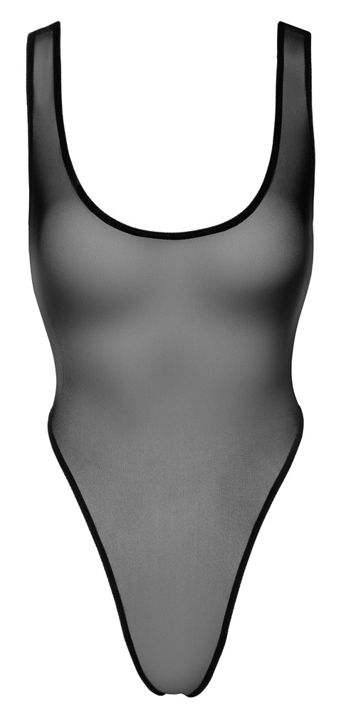 F322 Stringbody aus Netzmaterial von Noir Handmade