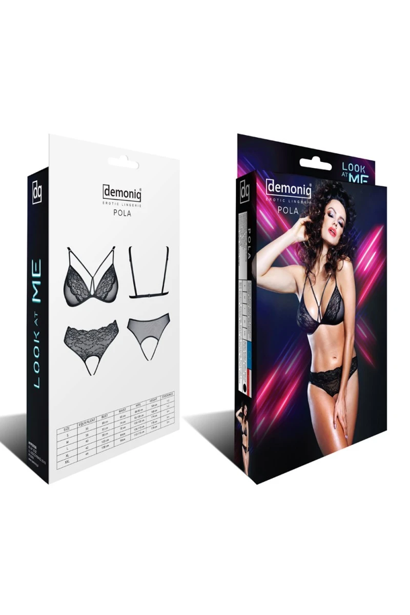 Tüll Dessous Set ouvert