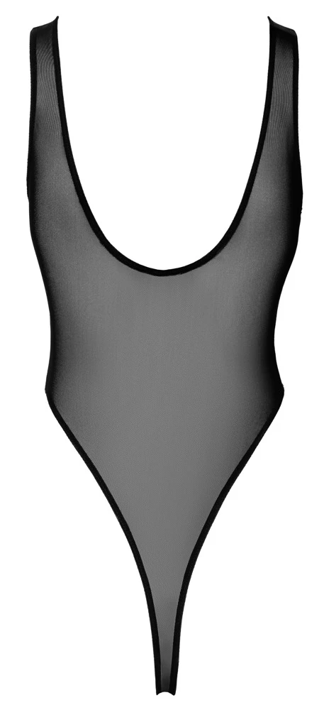 F322 Stringbody aus Netzmaterial von Noir Handmade