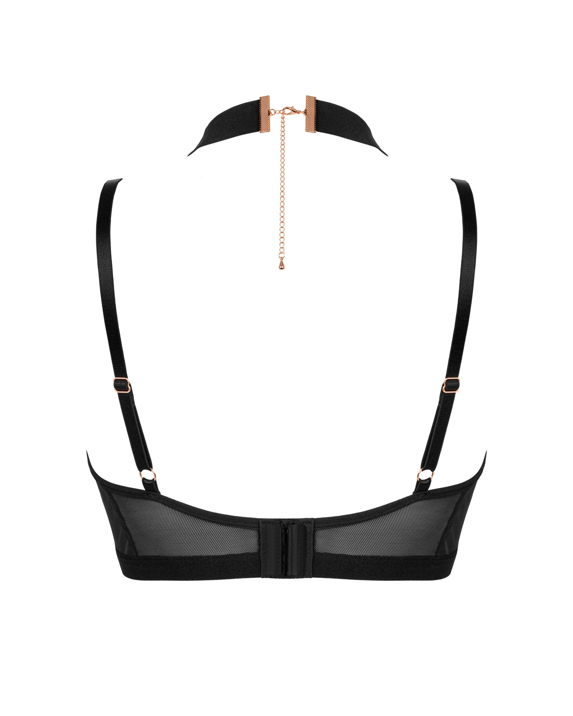 Eleganter BH mit Choker und breitem Unterbustband von Obsessive