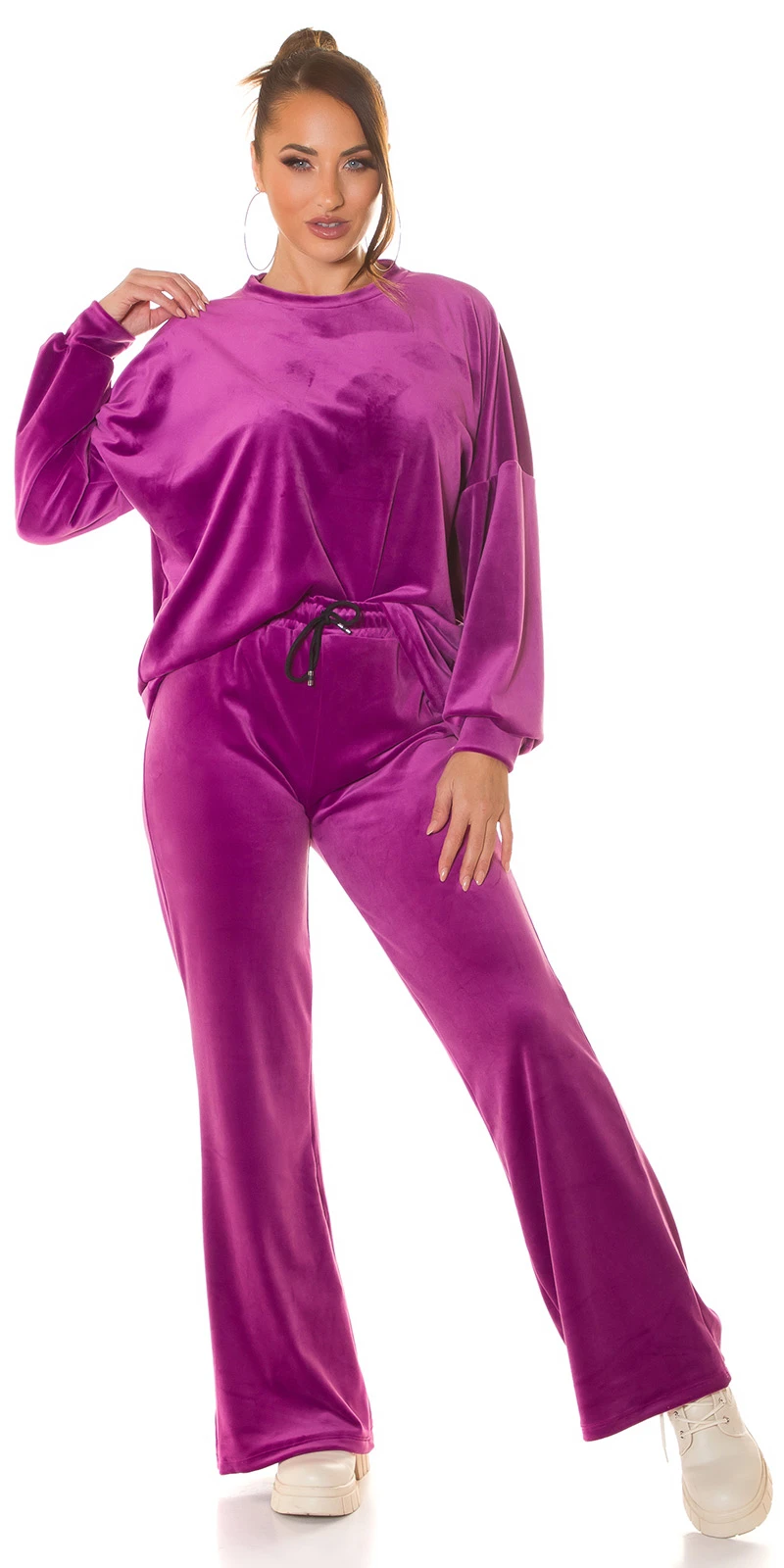 Loungewear 2Piece Set Schlaghose + Pulli