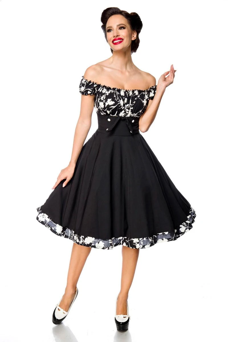 Schulterfreies Swing-Kleid von Belsira