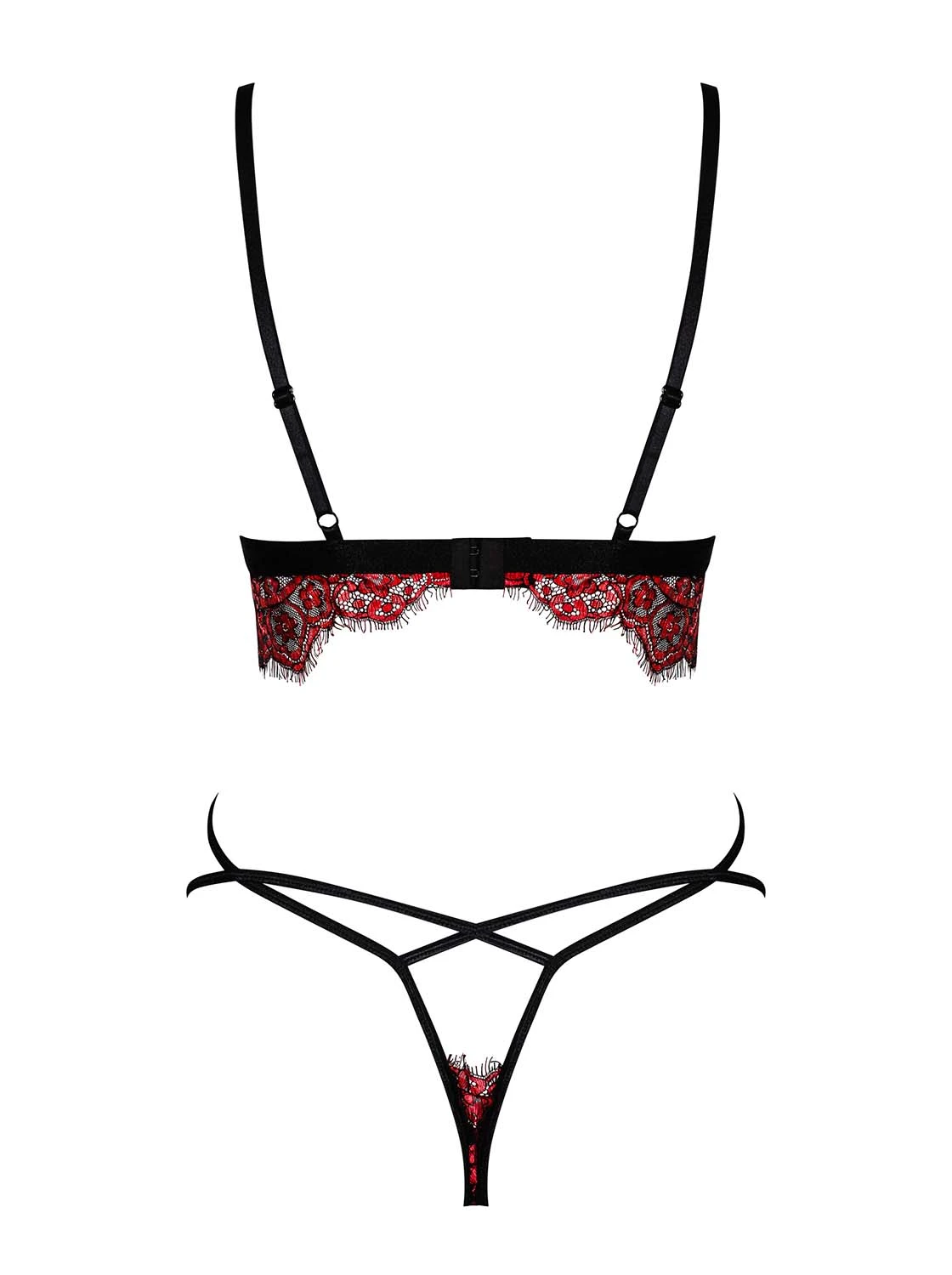 Dessous Set aus floraler Spitze