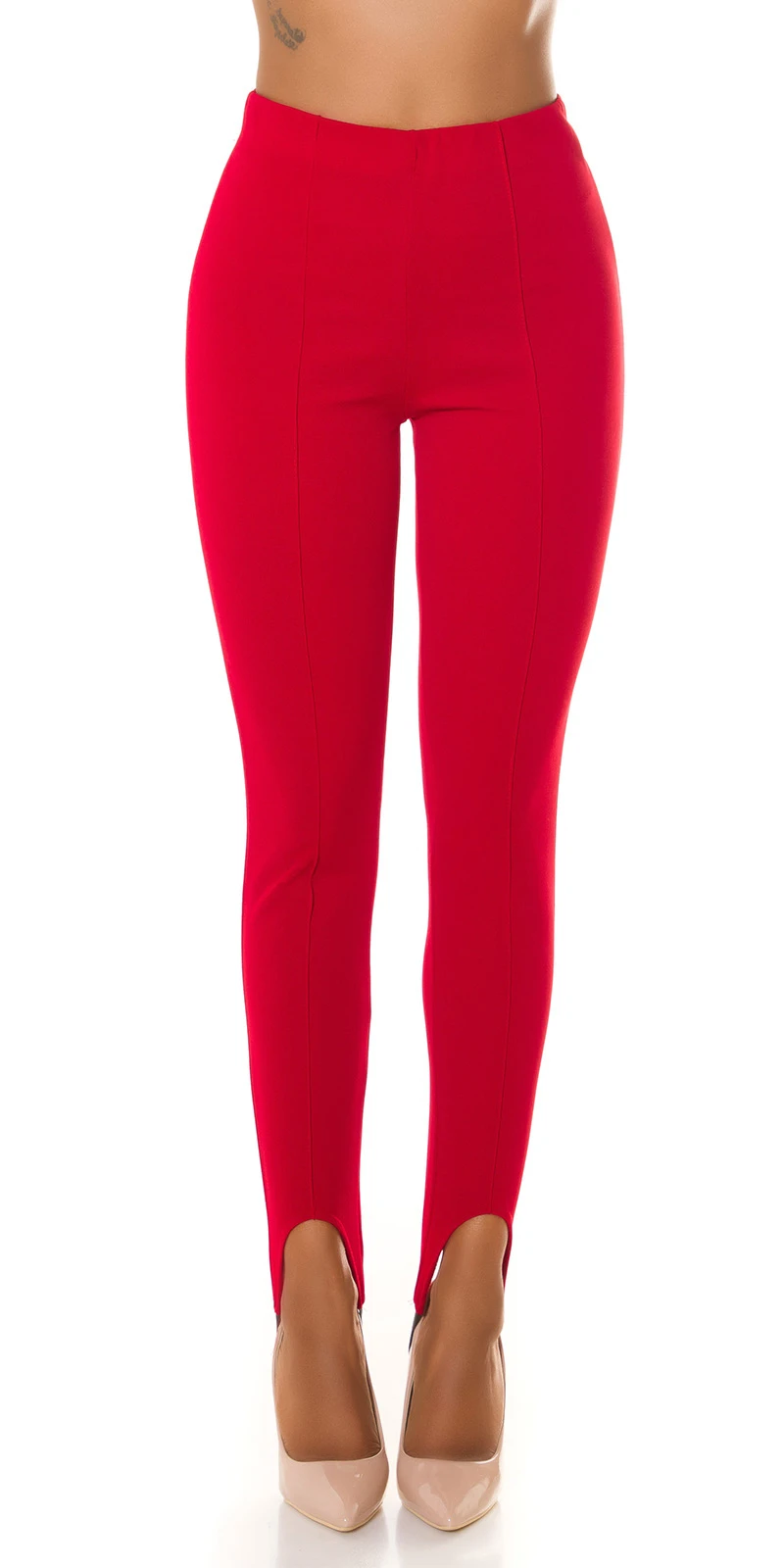 High Waist Hose Leggings mit Gummi-Steg