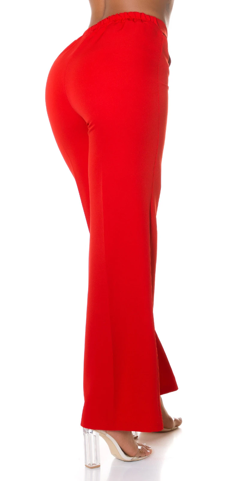 Business High Waist Marlene Hose mit sexy Hüft Cutout