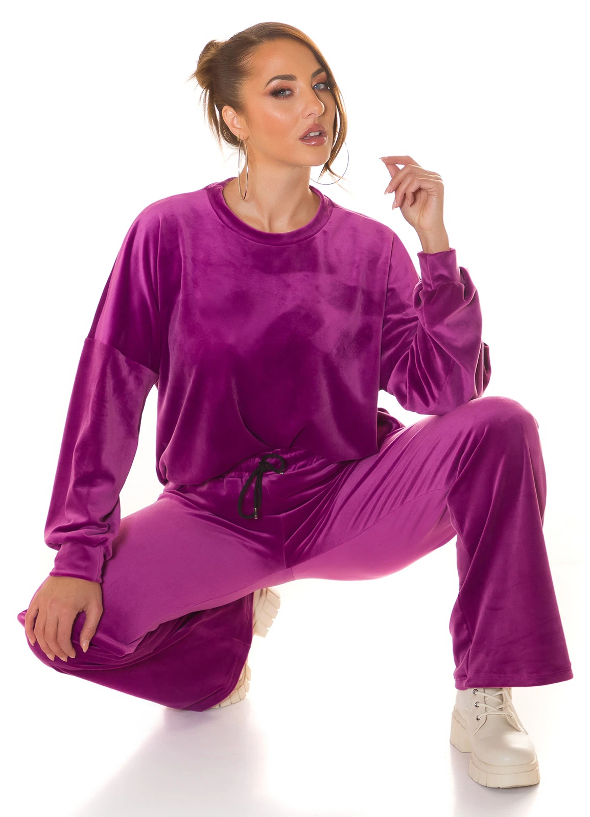 Loungewear 2Piece Set Schlaghose + Pulli