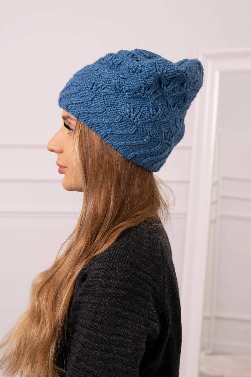 Basic Damen Winter Strickmütze Wollmütze Beanie