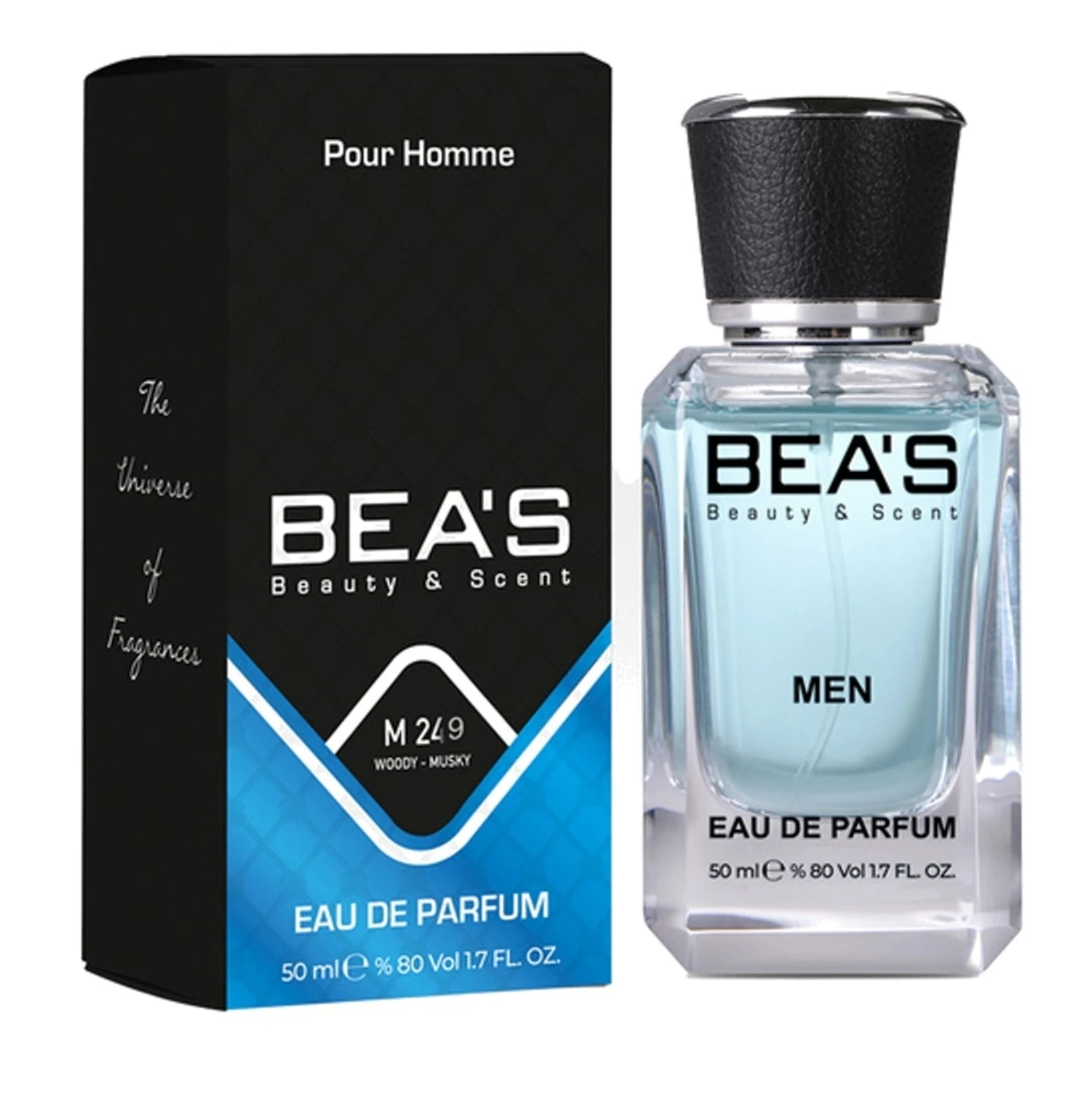 BEA'S Beauty & Scent M249 EAU DE PARFUM 50ml Herren Madagaskar-Vanille, Vetiver, Eichenmoos, Virginia-Zeder und Atlas-Zede