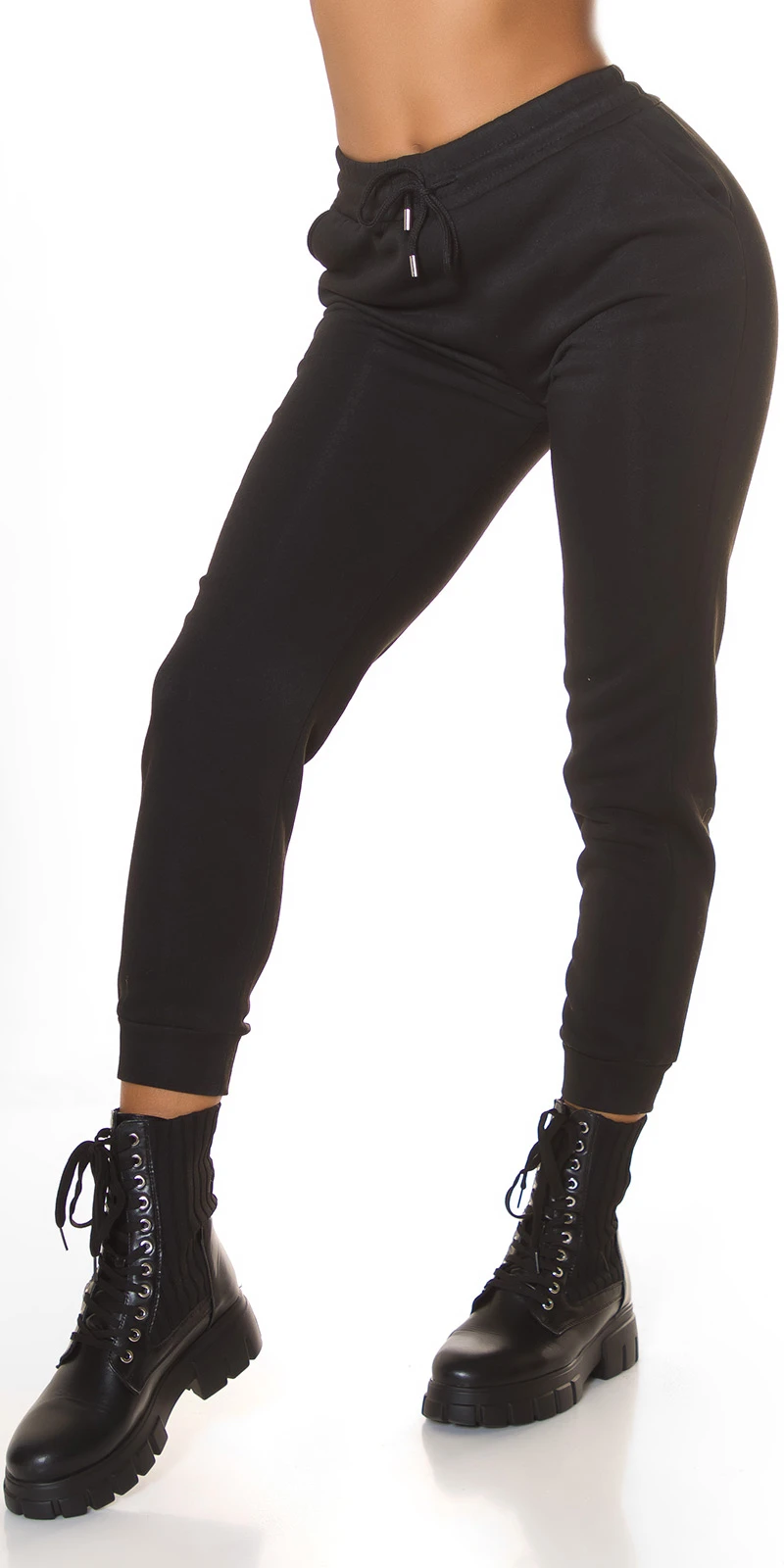 Trendy Highwaist Jogger mit Taschen