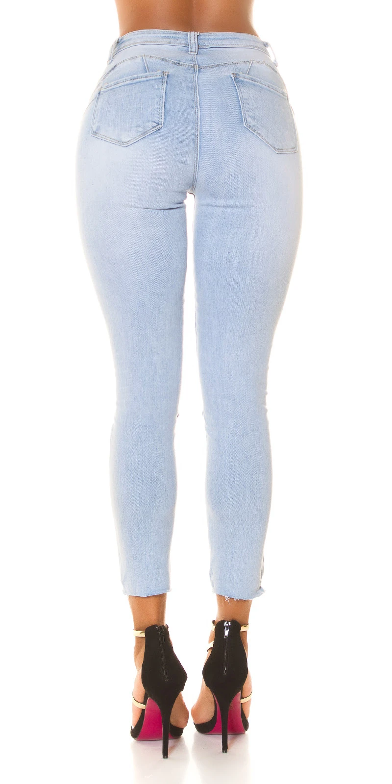 Basic Musthave Skinny Highwaist Röhrenjeans Hose Jeans