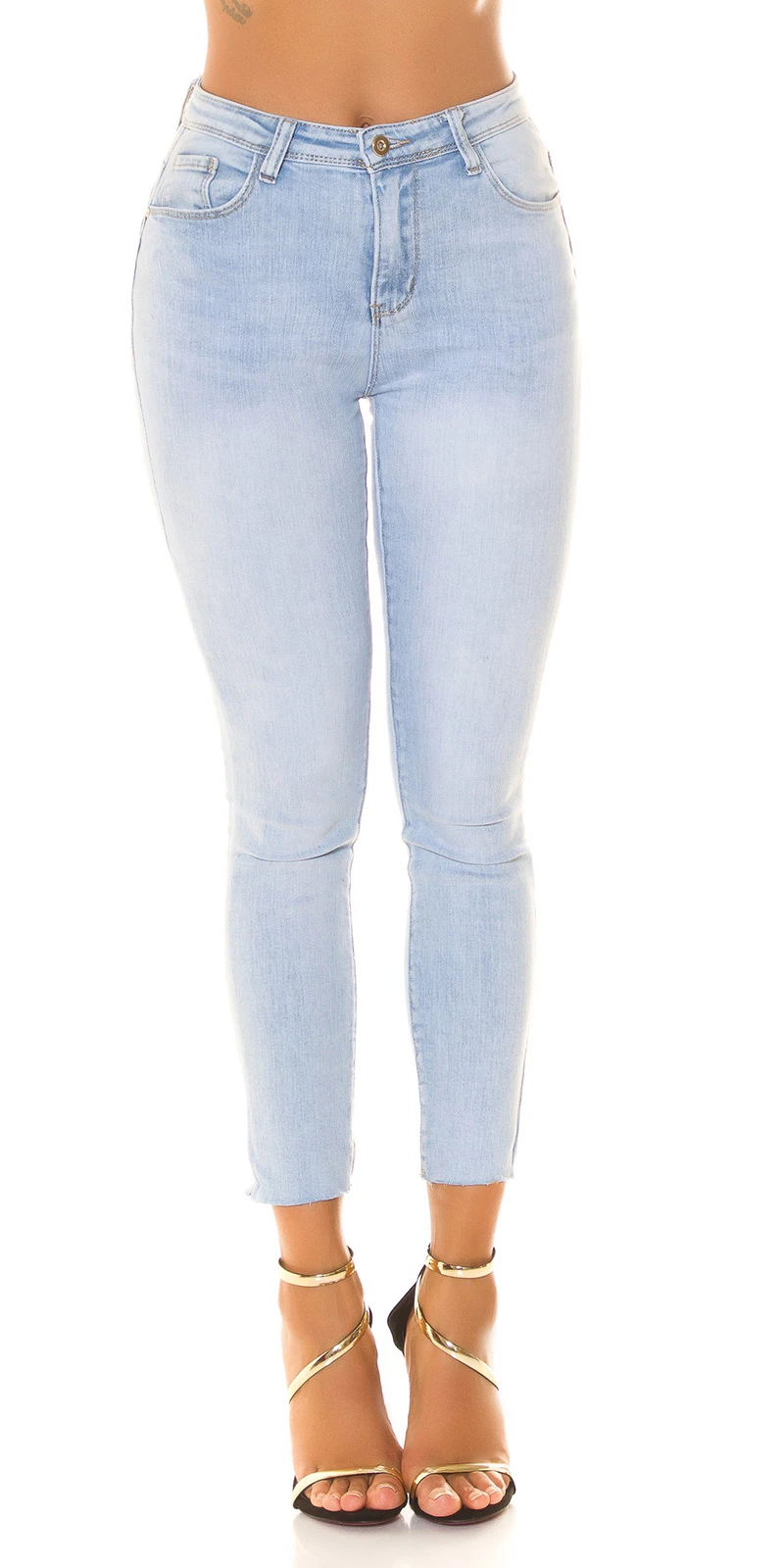 Basic Musthave Skinny Highwaist Röhrenjeans Hose Jeans