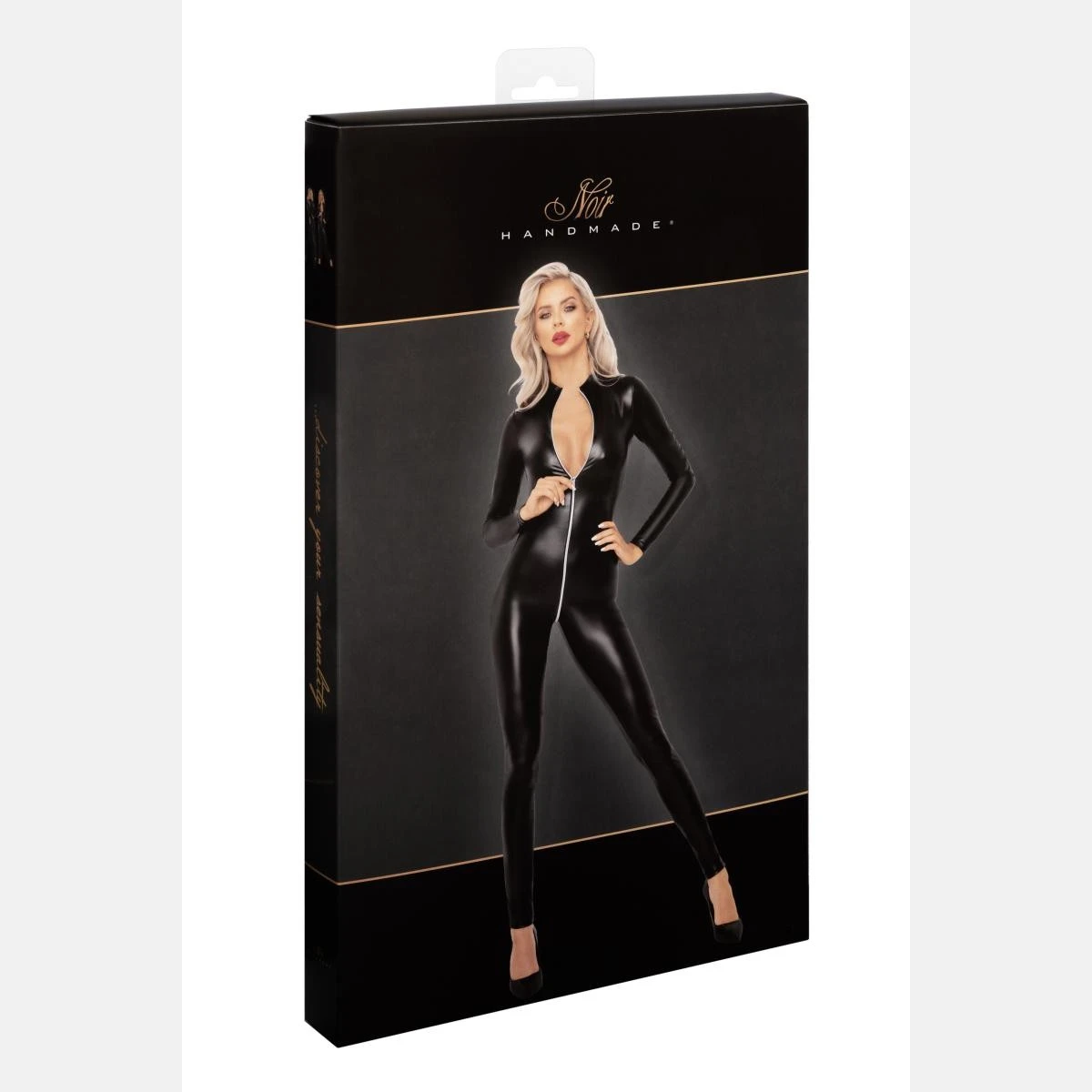 Powerwetlook Catsuit F293 mit Reißverschluss von Noir Handmade