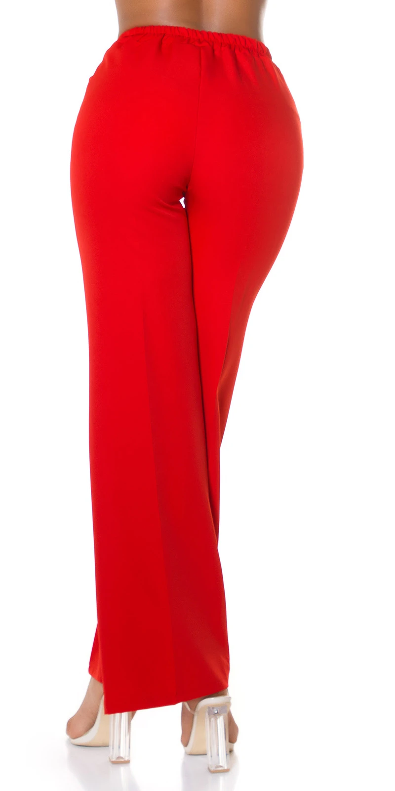 Business High Waist Marlene Hose mit sexy Hüft Cutout