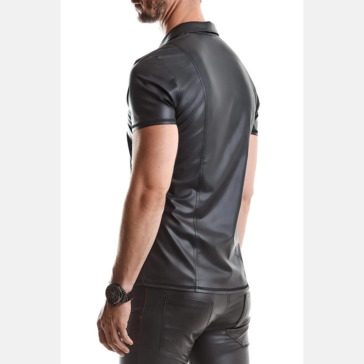 Herren T-Shirt Wettlook RMRomano001schwarz