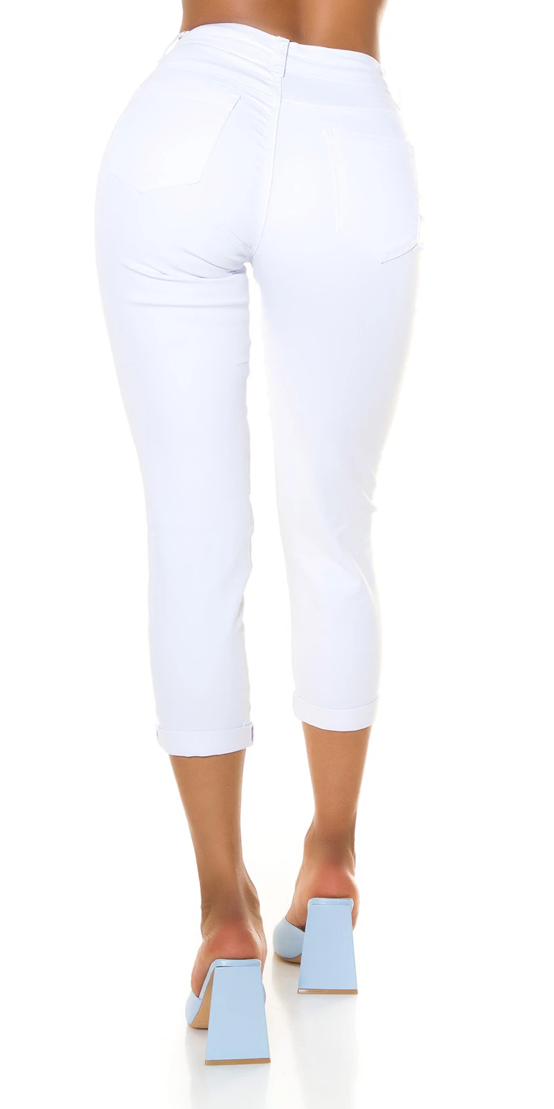 Destroyed MOM FIT High Waist Jeans mit Risse