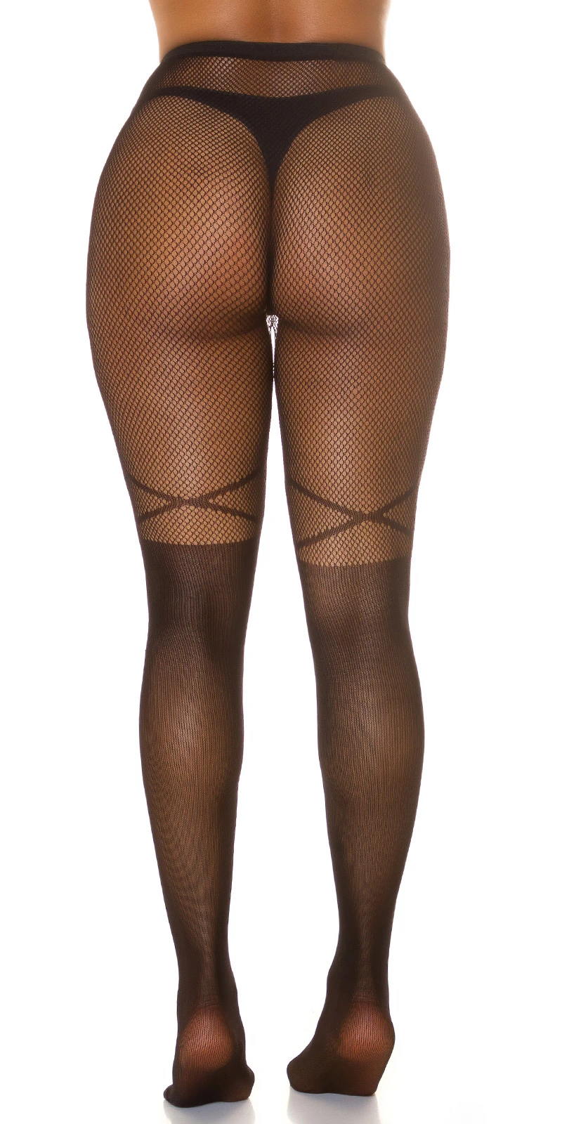 Fishnet Strümpfe Netzstrumpfhose im verführerischen Overknee-Look für einen coolen und sexy Auftritt