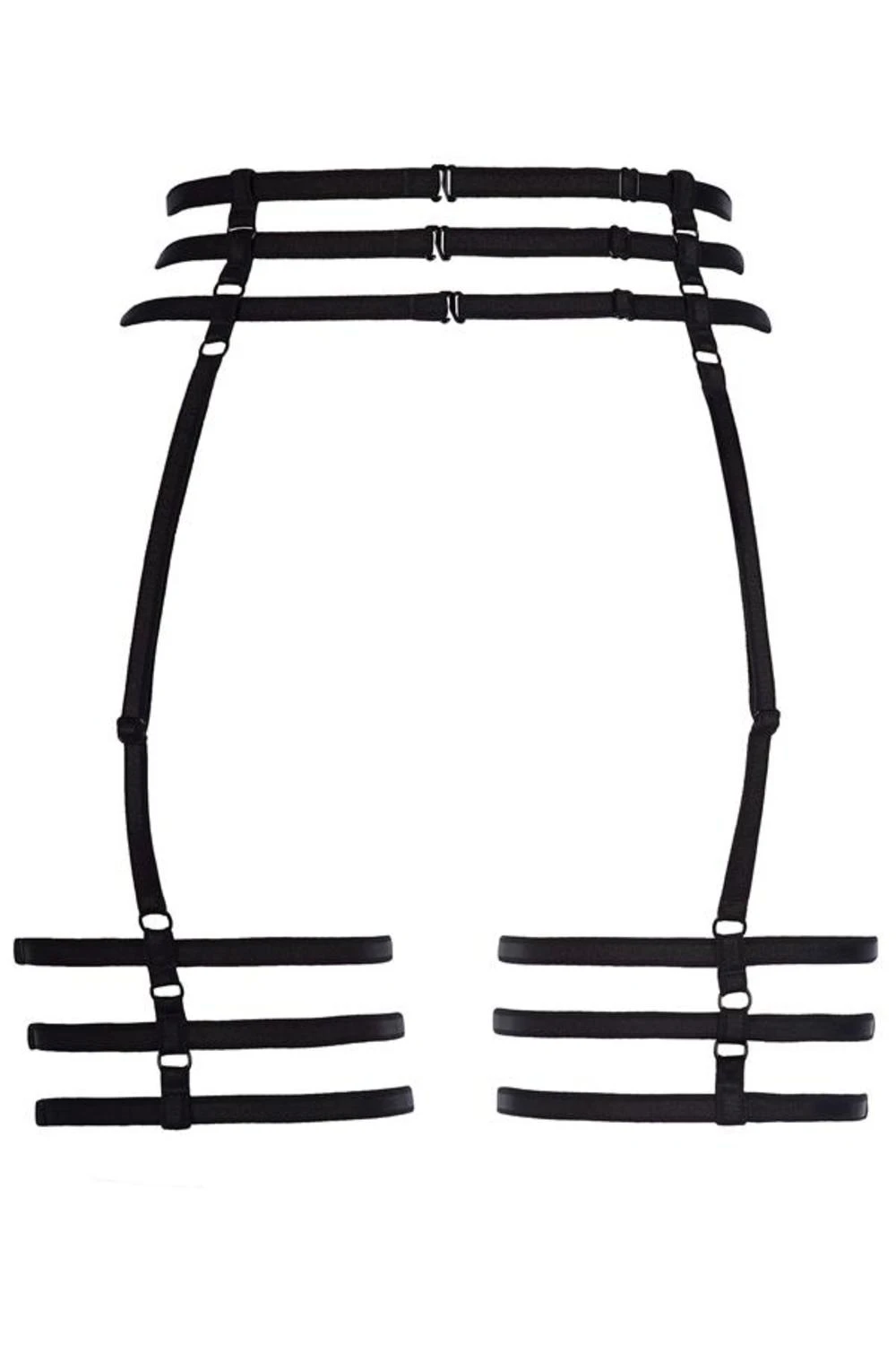 Axami Strumpfhalter Straps- Strumpfgürtel Dessous schwarz