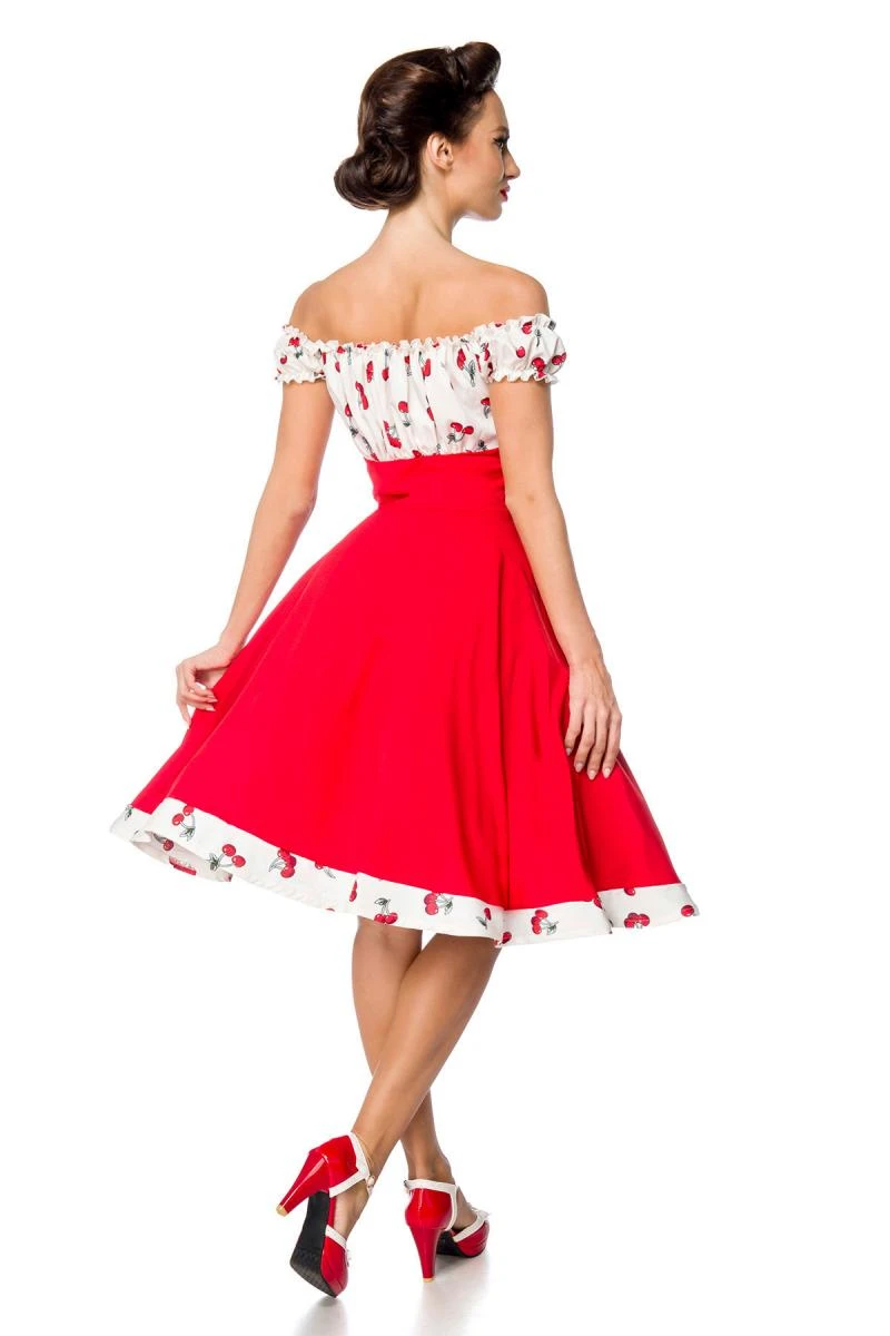 Schulterfreies Swing-Kleid von Belsira