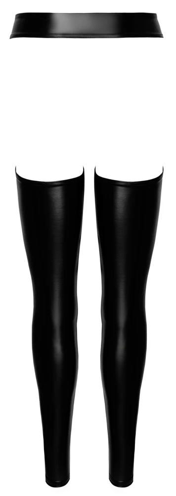 F323 Wetlook Chaps Offener Schritt anschmiegsam Powerwetlook von Noir Handmande