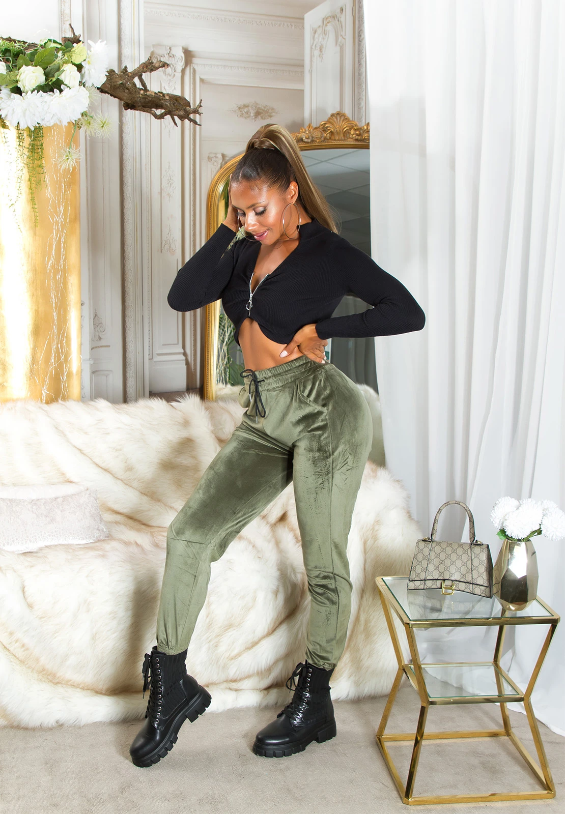 Uni Nicki High Waist Jogger Pump Hose