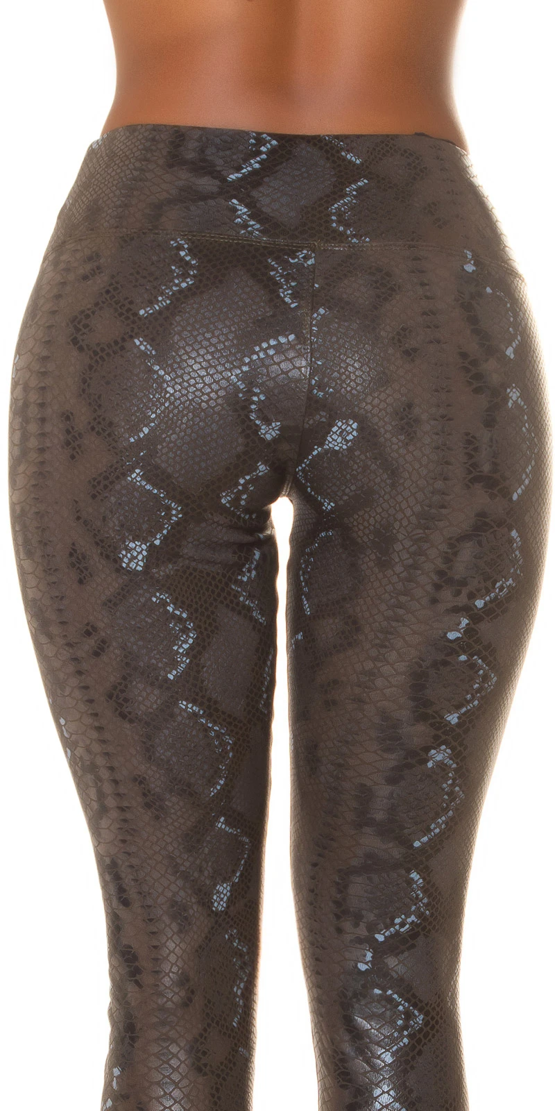 Snake Printed High Waist Leggings