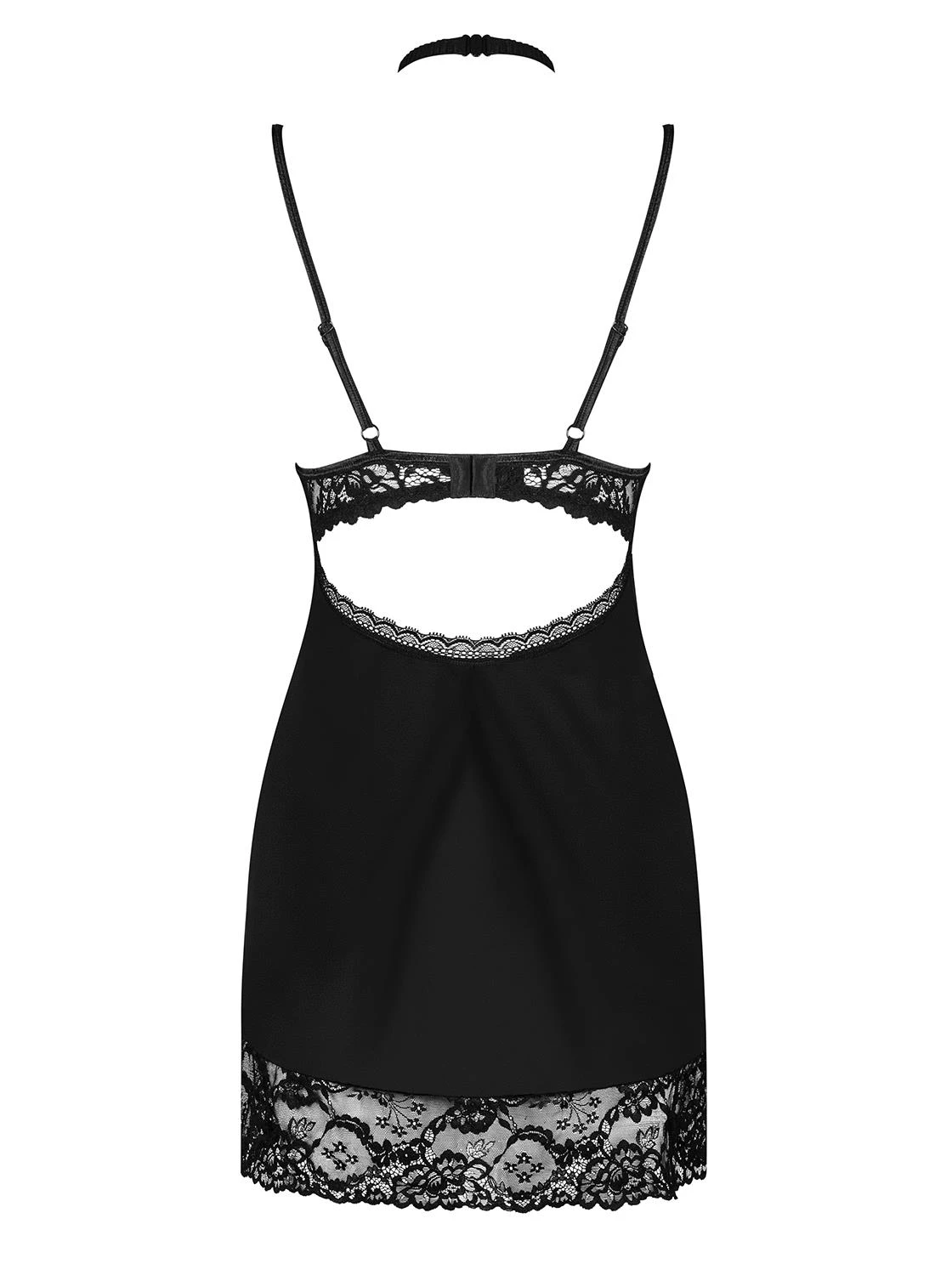 Feminine Chemise aus durchscheinender Spitze