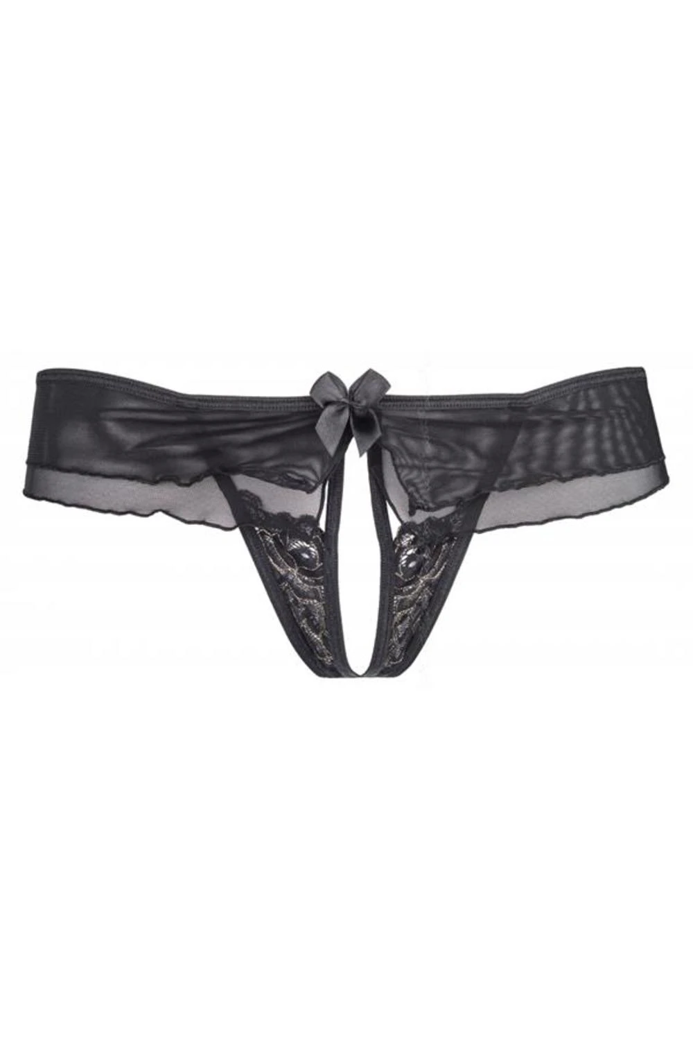 Axami schwarz ouvert String