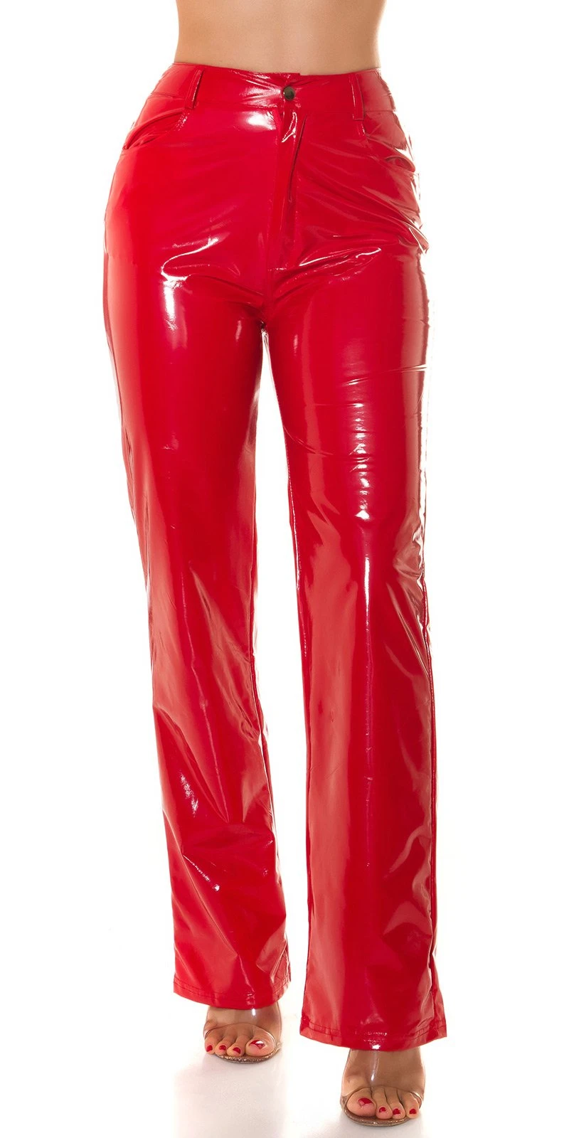 Latex Look Schlaghose