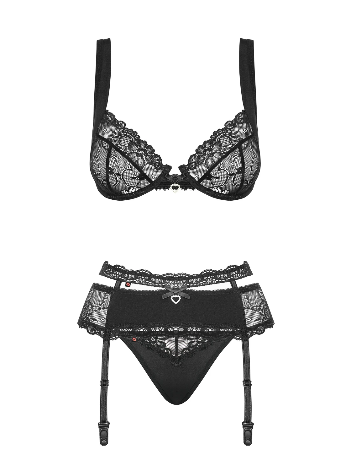 Aufregendes Dessous Set mit Strumpfhaltergürtel von Obsessive