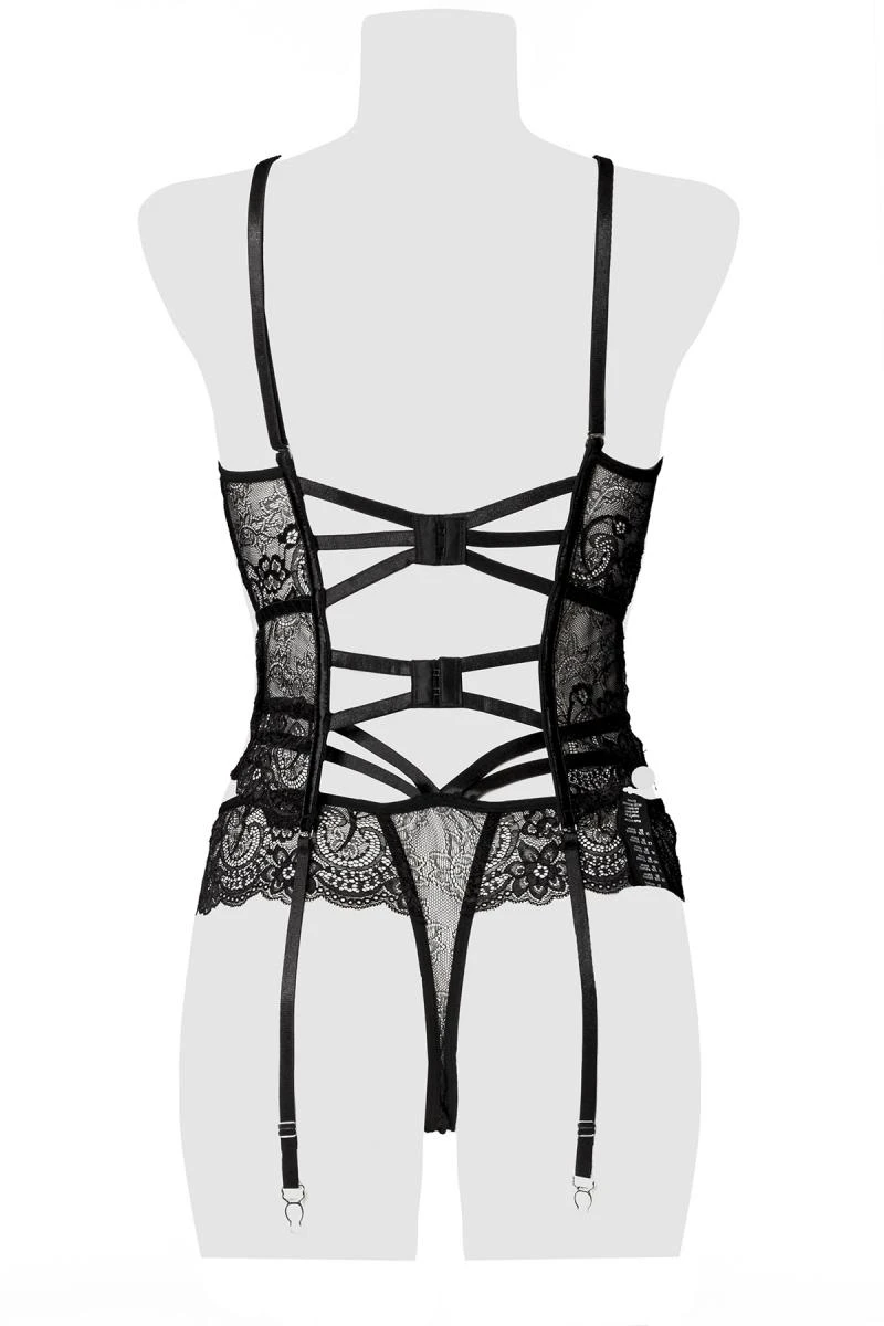 Verführerisches Erotikset von Grey Velvet 2 teiliges Straps Set