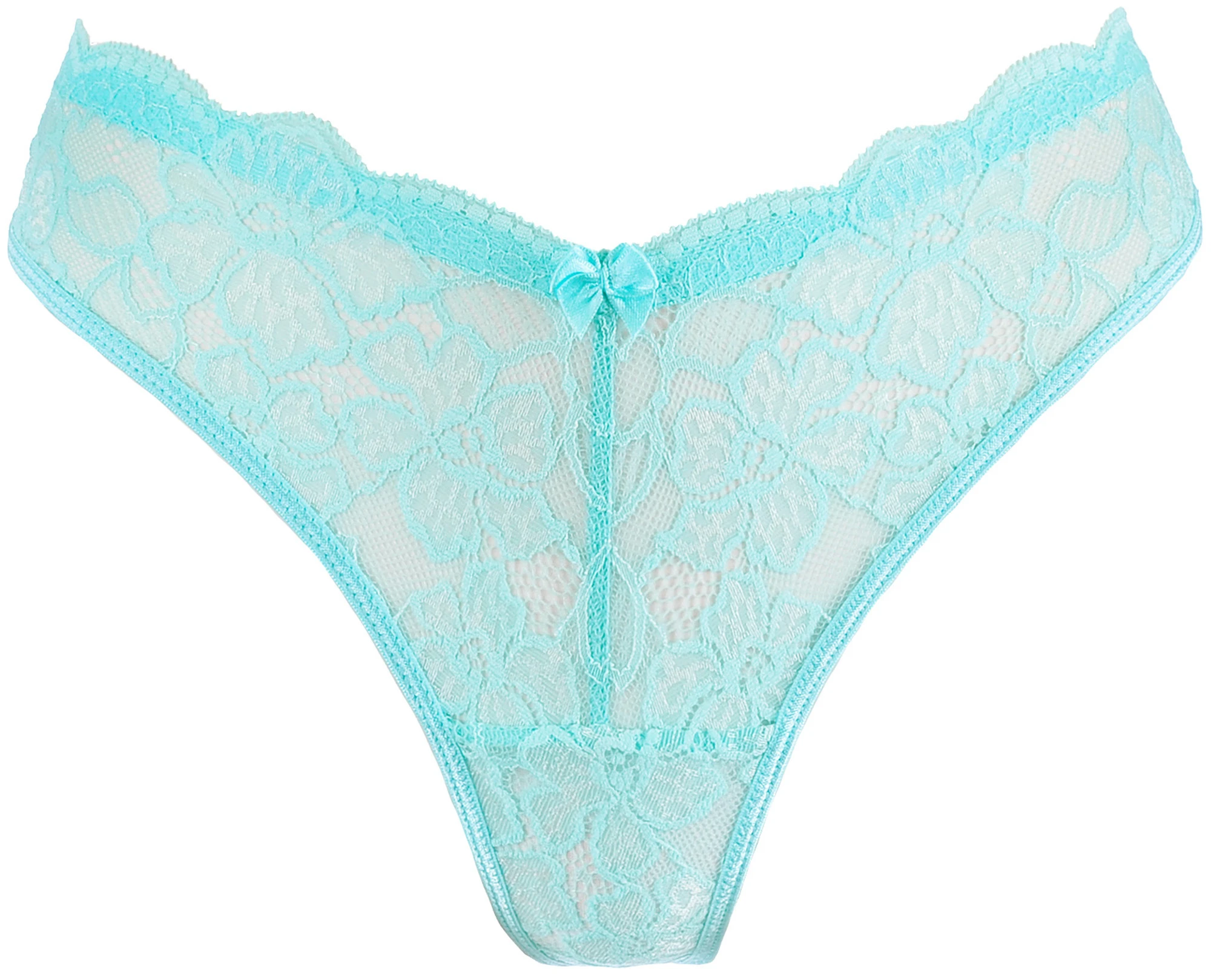 Axami Lingerie Slip mit filigraner Spitze mit transparentem Tüll, Blumenmotiv