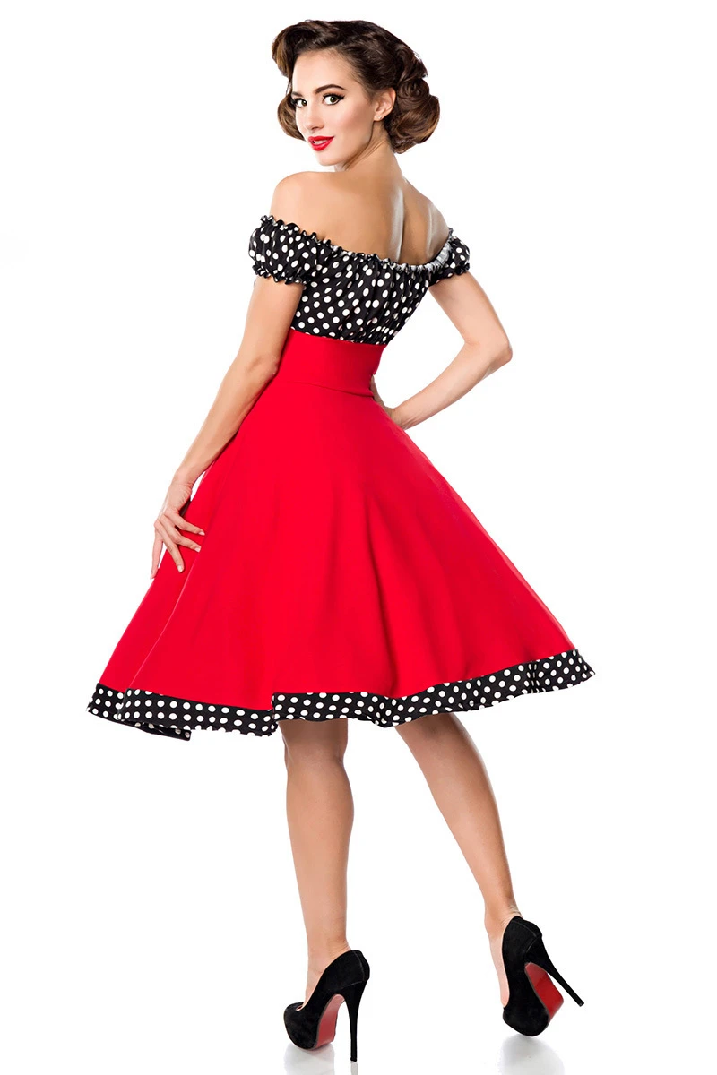 Schulterfreies Swing-Kleid von Belsira