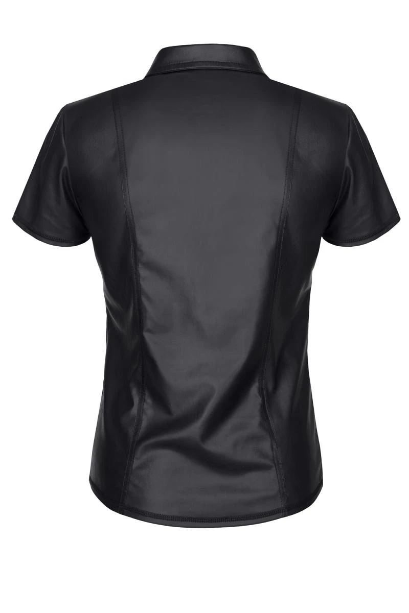 Herren T-Shirt Wetlook mit Kragen von Regnes Fetish Planet