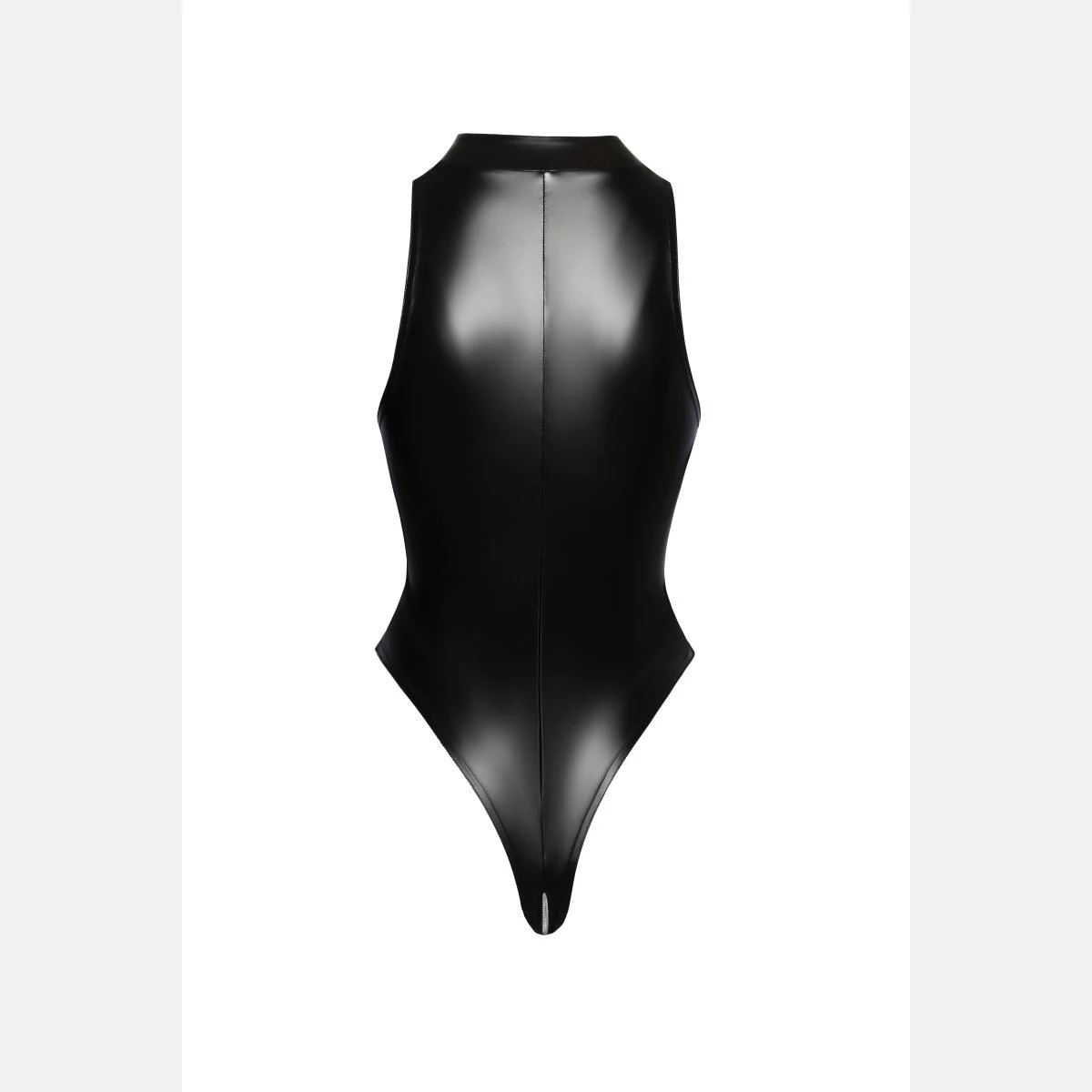 Powerwetlook Bodysuit F294 mit Reißverschluss von Noir Handmade