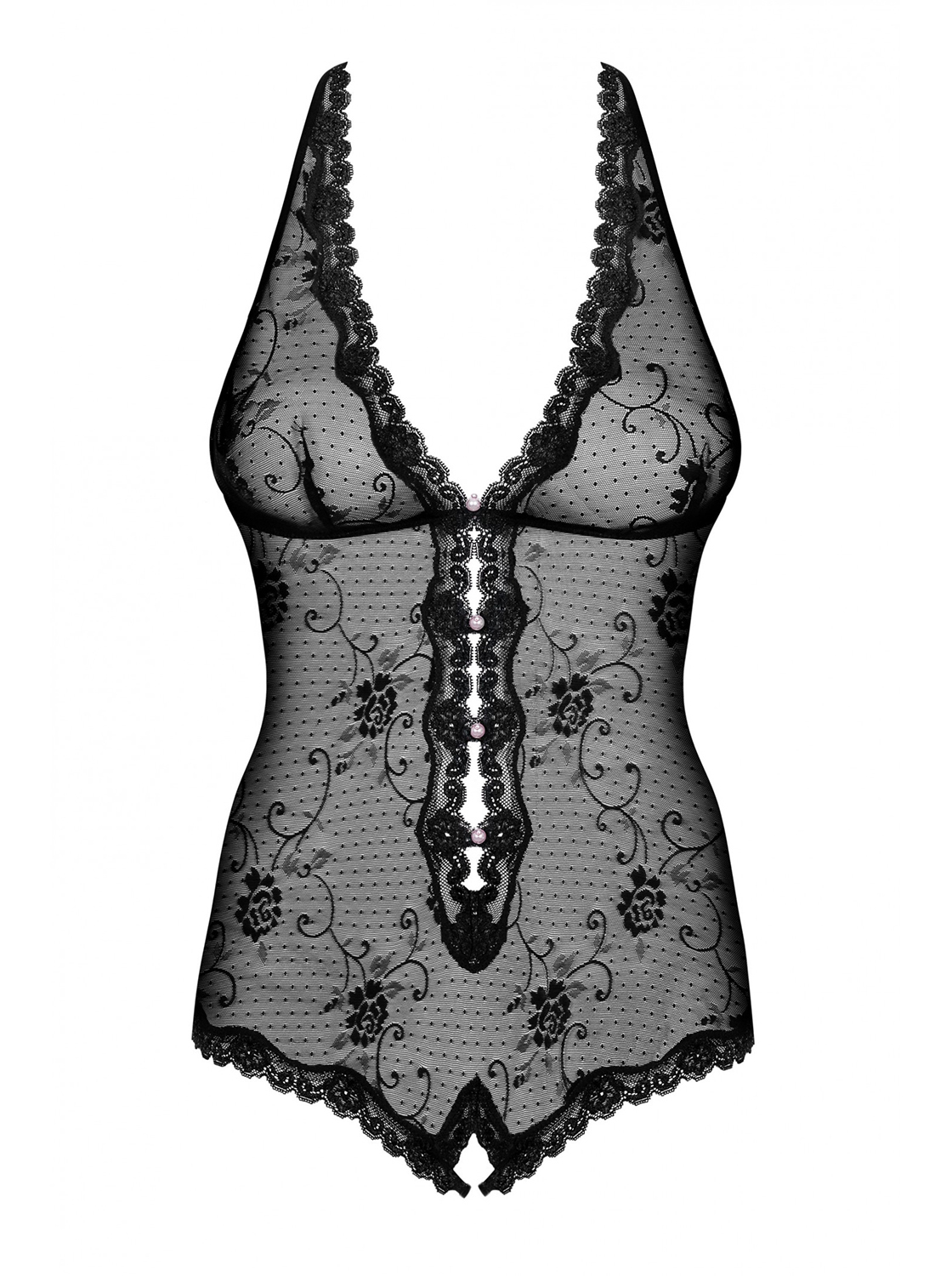 Transparenter ouvert Teddy von Obsessive